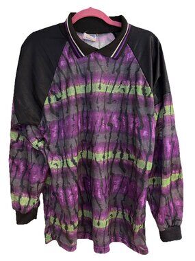 Soccer Goalie Jersey Uniform Futbol Sport Sz M Athletic Activewear Padded Elbows